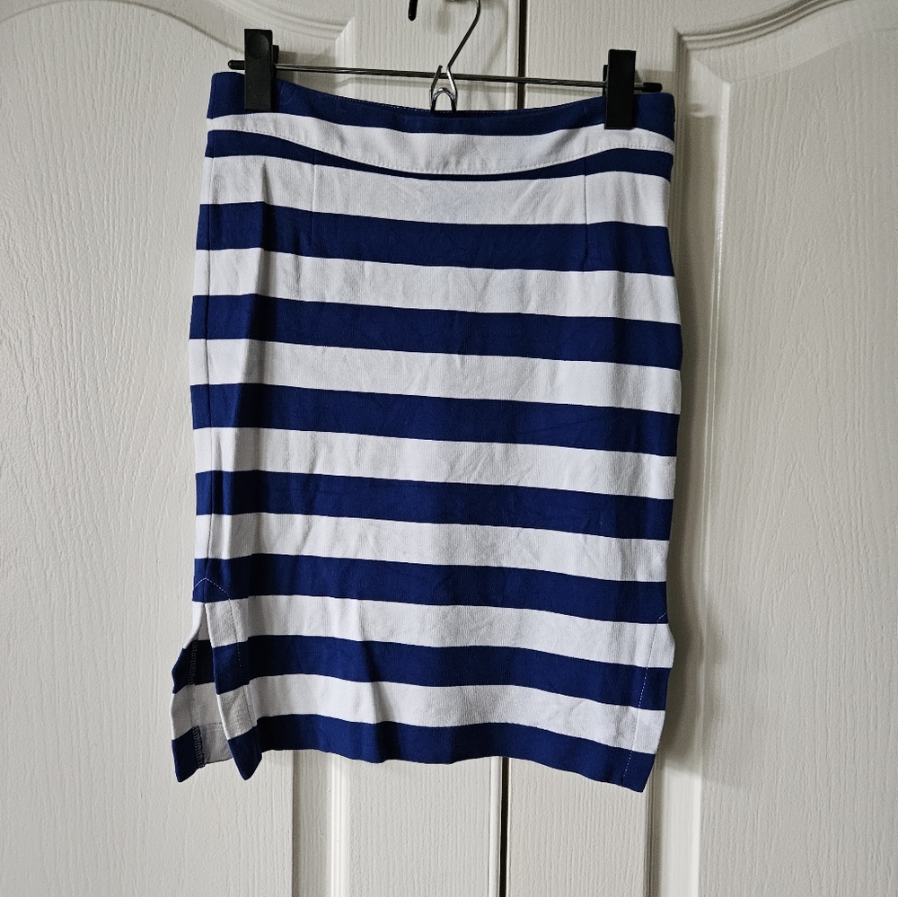 Banana Republic striped pencil skirt, size 0
